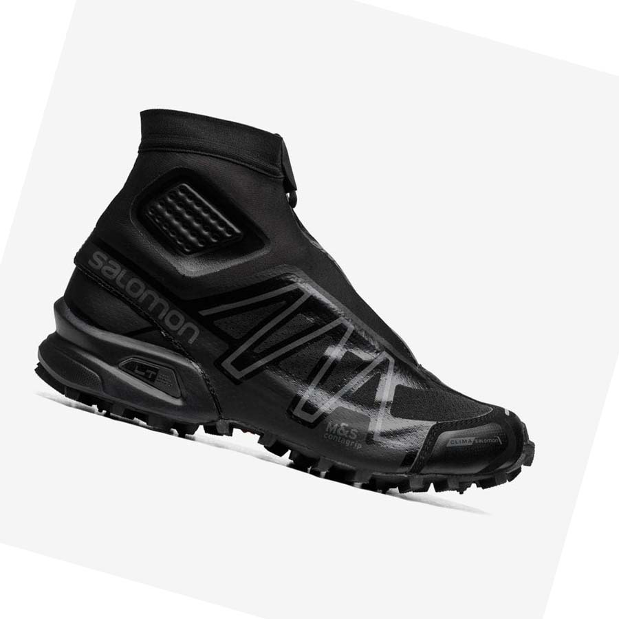 Salomon SNOWCROSS ADVANCED Tornacipő Női Fekete | HU 2941QMA